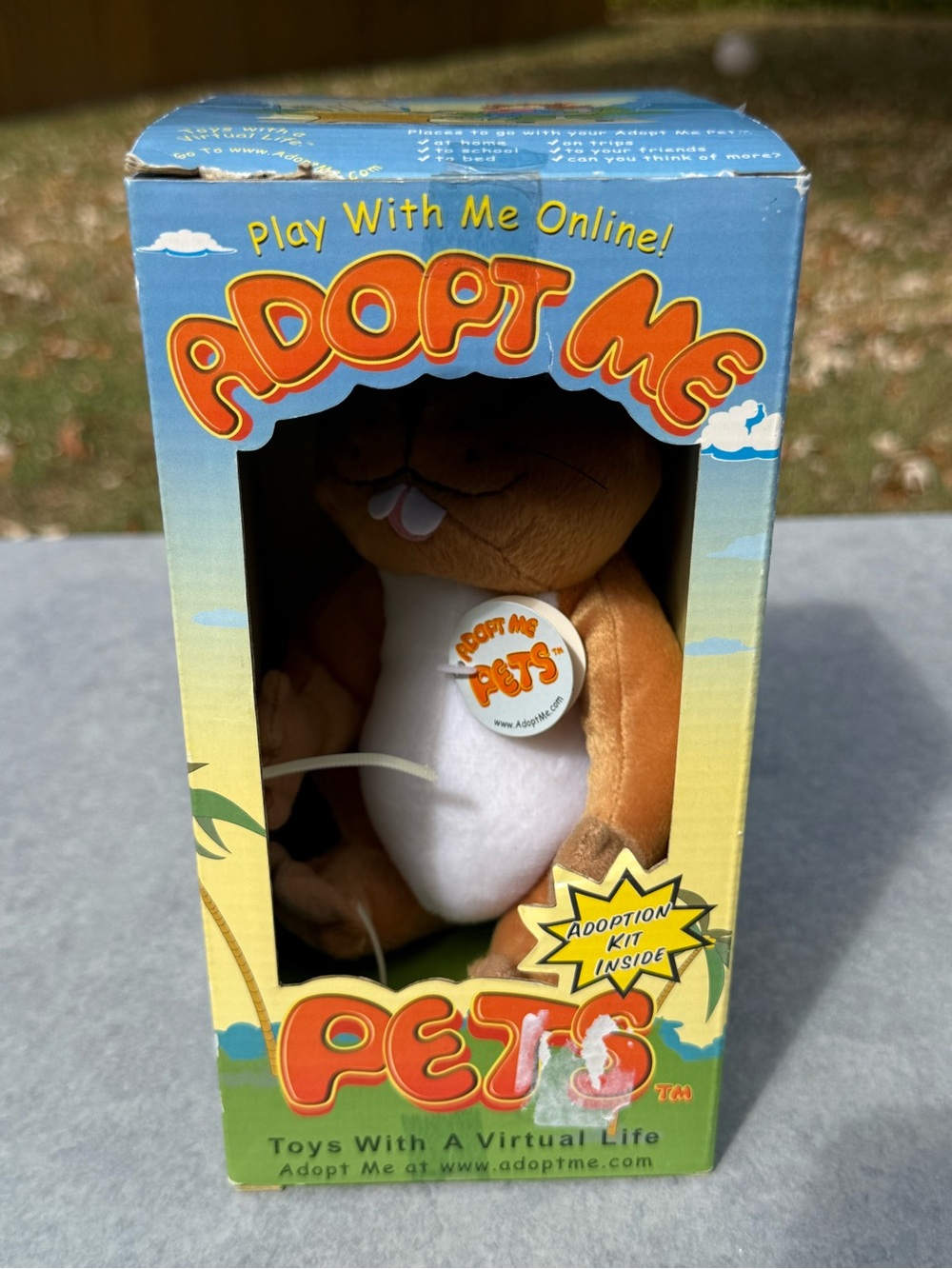 2004 Adopt Me Pets Monkey Plush NIB Virtual Pet Y2K Internet Toy Vintage